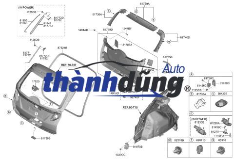 TY CHỐNG CỐP HẬU PHỤ KIA SPORTAGE 2015