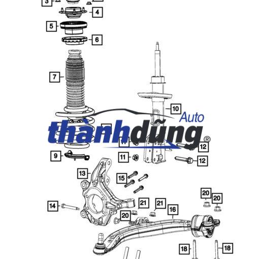 BÁT BÈO GIẢM XÓC TRƯỚC TRÁI HONDA CRV