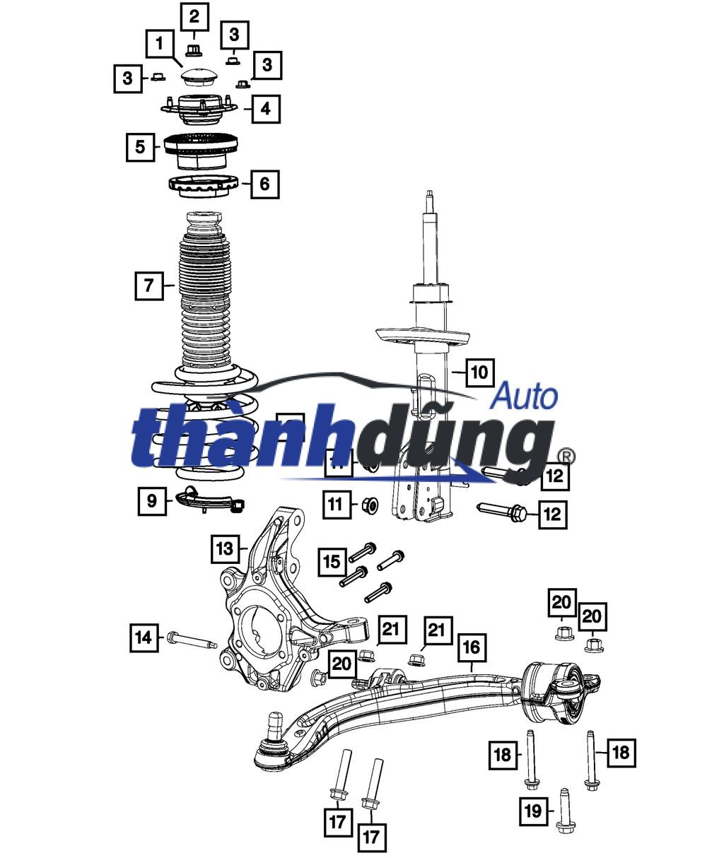 BÁT BÈO GIẢM XÓC TRƯỚC TRÁI HONDA CRV