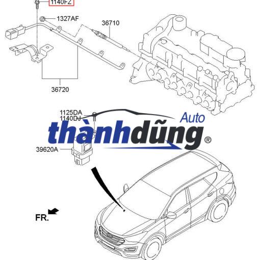 BÌNH NƯỚC PHỤ HYUNDAI ELANTRA 1.6
