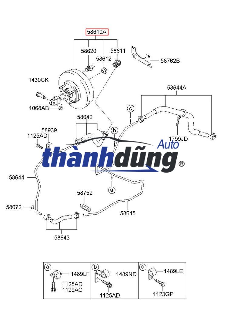 BẦU TRỢ LỰC PHANH CHEVROLET SPARK M200