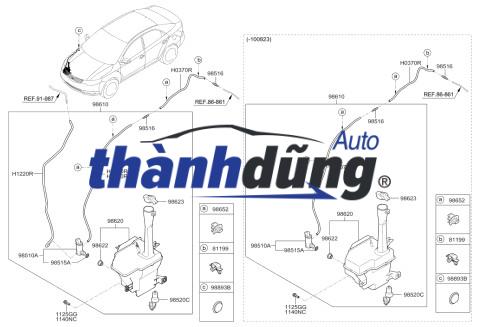 BƠM NƯỚC RỬA KÍNH KIA OPTIMA 2015 - Ảnh 3