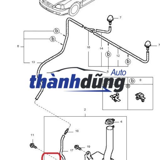 BƠM NƯỚC RỨA KÍNH HONDA CRV 2022