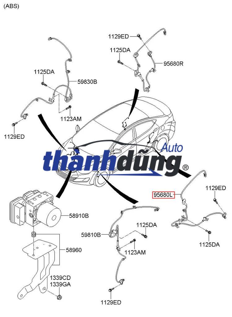 CẢM BIẾN ABS TRƯỚC FORD FOCUS 2015 - Ảnh 4
