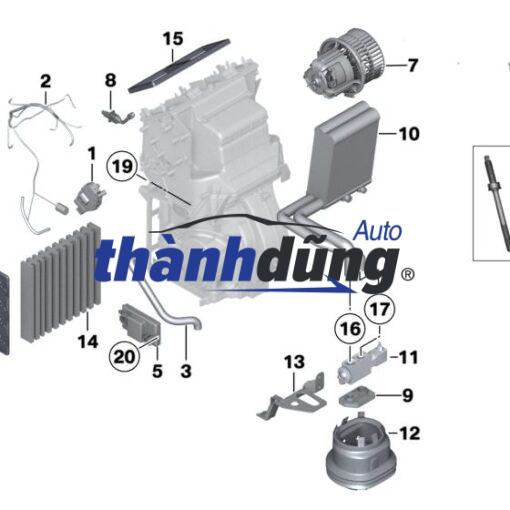 CẢM BIẾN NHIỆT ĐỘ DÀN LẠNH XE MITSUBISHI TRITON 2012 | 7802A114 - Ảnh 5