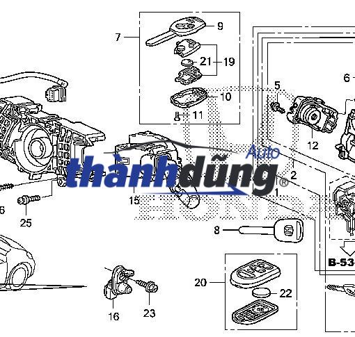 CÔNG TẮC XI NHAN KIA BONGO 3
