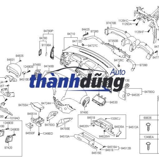 CỬA GIÓ ĐIỀU HÒA TOYOTA CAMRY 2006-2008 - Ảnh 3