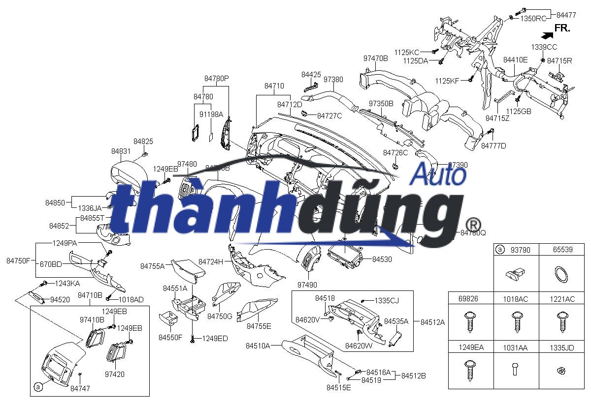 CỬA GIÓ ĐIỀU HÒA TOYOTA CAMRY 2006-2008 - Ảnh 3