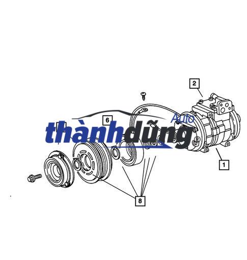 LỐC ĐIỀU HÒA NISSAN TEANA - Ảnh 2