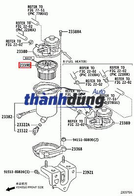 LỌC NHIÊN LIỆU THÔ FUSO CANTER - Ảnh 4