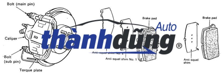 BỐ THẮNG TRƯỚC HYUNDAI EON 2013