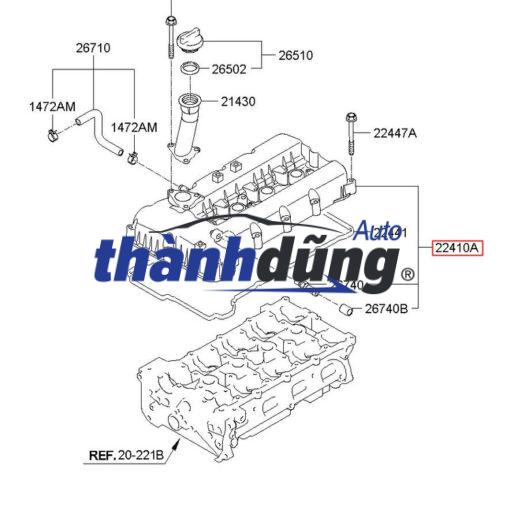 NẮP ĐẬY DÀN CÒ NISSAN NAVARA