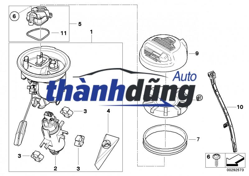 CẢM BIẾN BÁO XĂNG MERCEDES C240