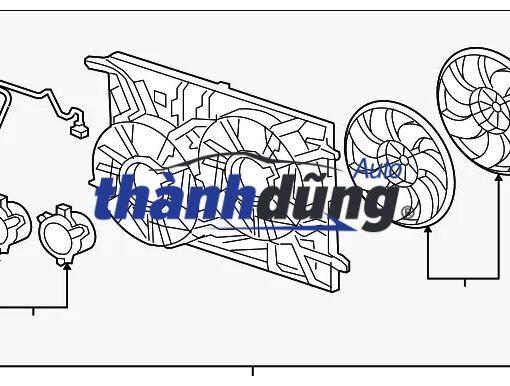 QUẠT KÉT NƯỚC HYUNDAI GETZ 2006 | 253801C860 - Ảnh 5