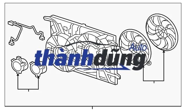 QUẠT KÉT NƯỚC HYUNDAI GETZ 2006 | 253801C860 - Ảnh 5