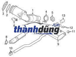ỐNG XẢ ĐOẠN CUỐI TOYOTA ALTIS 2007-2013 - Ảnh 3