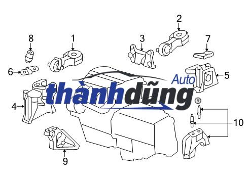 CHÂN MÁY FORD TRANSIT 2003 - Ảnh 4