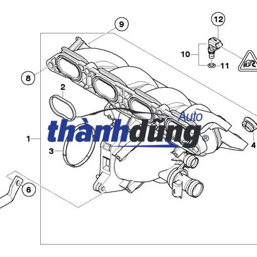 CỔ HÚT GIÓ HYUNDAI I10 2008 | 282100X100 - Ảnh 4