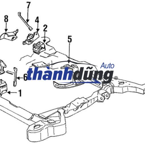 CAO SU GIÁ ĐỠ ĐỘNG CƠ HYUNDAI SONATA 2006 | 219303L300 - Ảnh 4