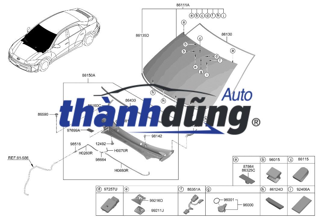 KÍNH CHẮN GIÓ TRƯỚC FORD EVEREST 2020 - Ảnh 4