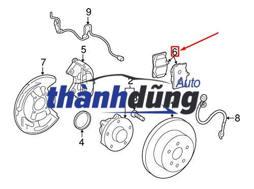 BỐ THẮNG TRƯỚC MERCEDES ML450 - Ảnh 3