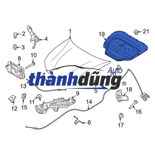 TẤM CÁCH NHIỆT CAPO MAZDA 3 2012 - Ảnh 3