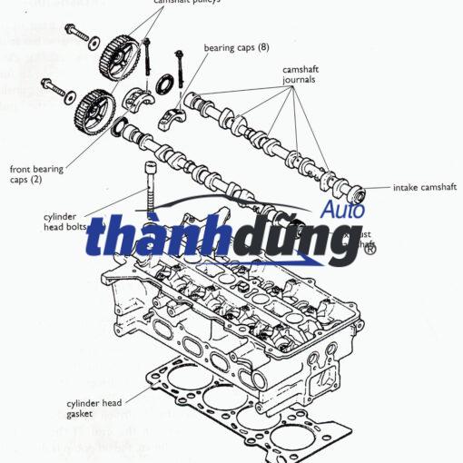TRỤC CAM XẢ KIA K2700 - Ảnh 5