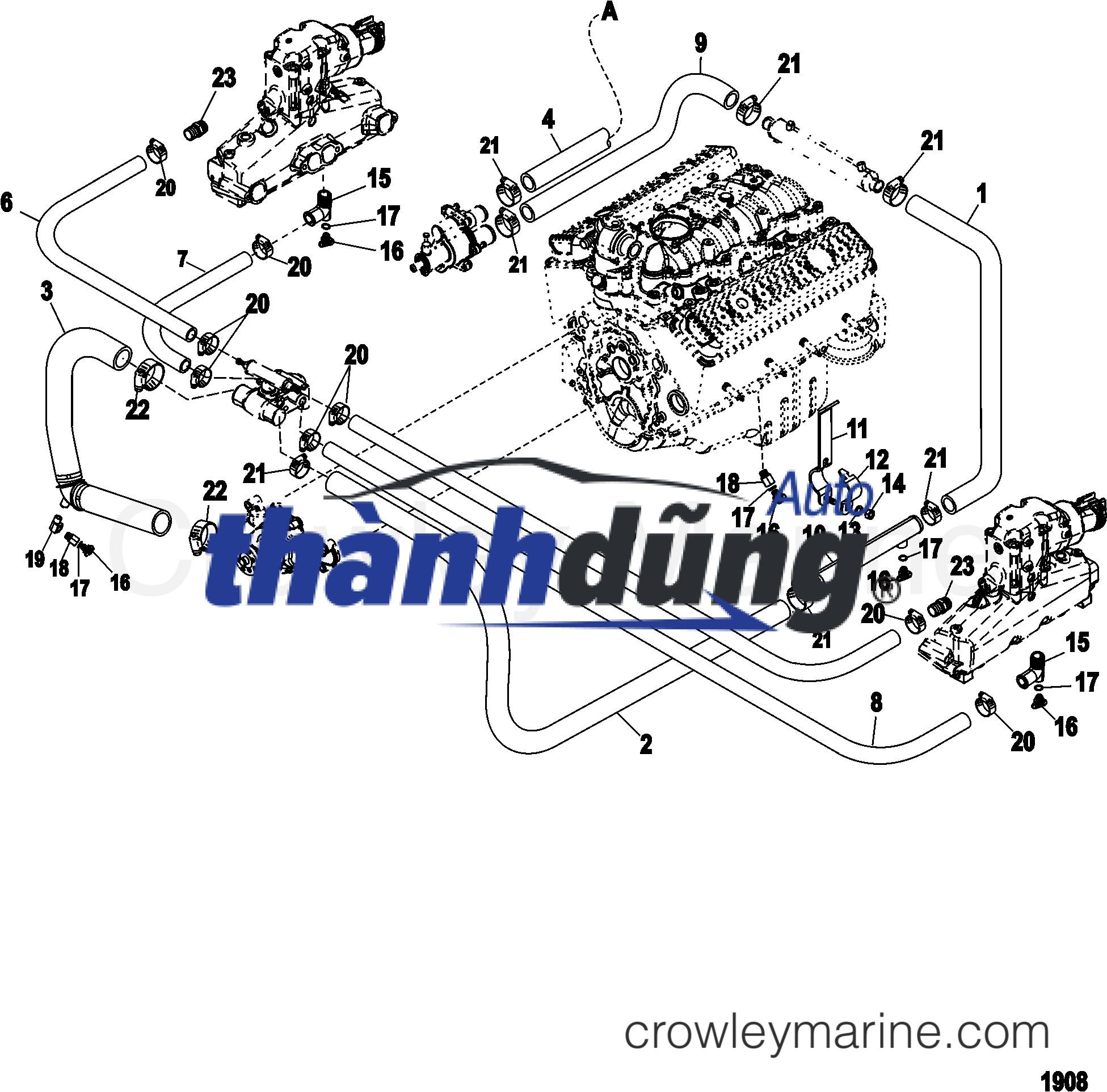 VAN HẰNG NHIỆT FORD MONDEO 2000 - Ảnh 5