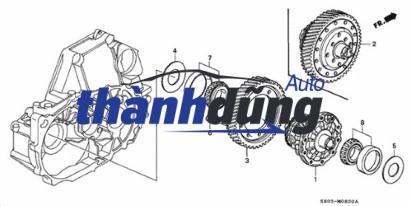 BÁNH RĂNG SỐ 6 XE HYUNDAI PORTER 2 - Ảnh 3