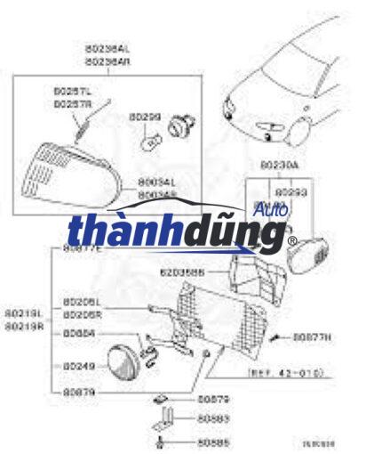 ĐÈN XI NHAN TRÁI ISUZU NQR90 - Ảnh 5