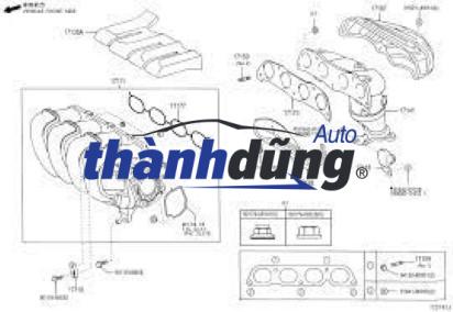 GIOĂNG CỔ HÚT NISSAN XTRAIL 2009 | 14035JA05A - Ảnh 4