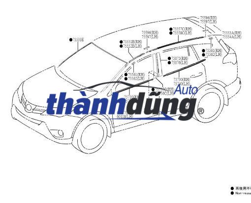 LÔNG MI CỬA TRƯỚC DAEWOO GENTRA 2007 | 96801086 - Ảnh 5