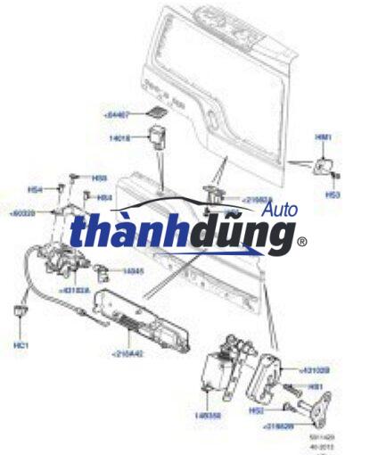 Ổ NGẬM CỐP HẬU XE KIA RIO 2017 | 812301W030 - Ảnh 4
