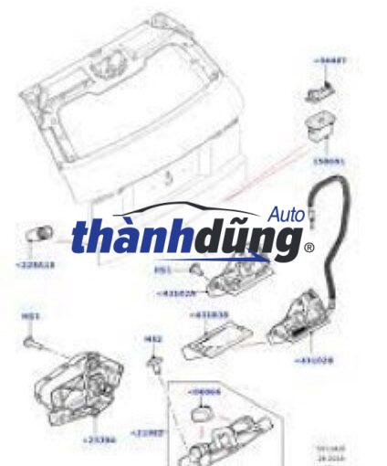 Ổ NGẬM CỐP HẬU XE KIA RIO 2017 | 812301W030 - Ảnh 3