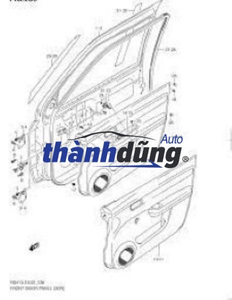 TAY MỞ CỬA NISSAN TEANA 2008 | 80641JN00A - Ảnh 4