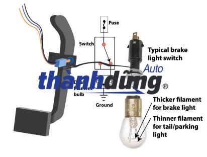 CÔNG TẮC CHÂN PHANH HYUNDAI ELANTRA - Ảnh 3