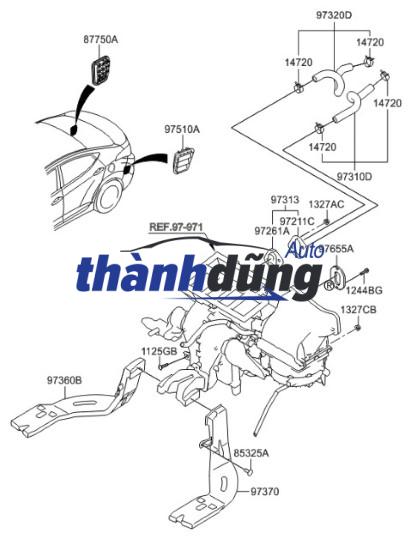 CÚT CHIA NƯỚC HYUNDAI LIBERO 2004 - Ảnh 5