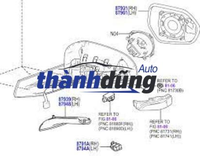 MẶT GƯƠNG CHIẾU HẬU FORD TRANSIT 2015 - Ảnh 4
