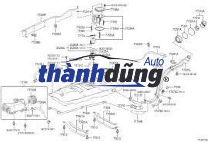 NẮP BÌNH XĂNG NGOÀI FORD FOCUS 2007 | 4M51N405A02AB - Ảnh 4