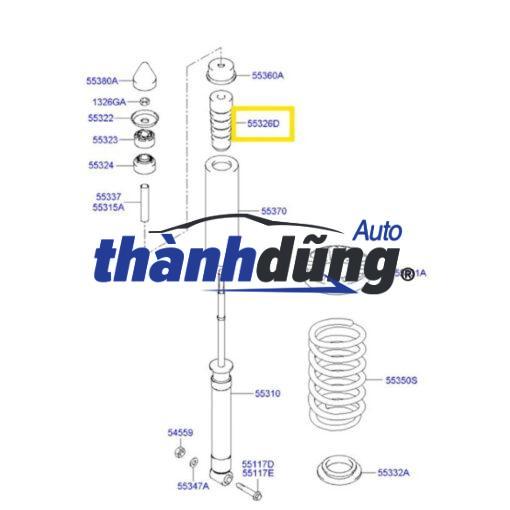 TĂM BÔNG GIẢM XÓC SAU HYUNDAI I30 2008 - Ảnh 4
