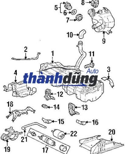 NẮP VẶN CỤM BƠM XĂNG XE PEUGEOT 3008 - Ảnh 3