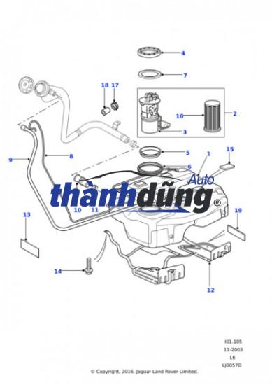 NẮP ĐẬY CỤM BƠM XĂNG HYUNDAI I30 2012 - Ảnh 4
