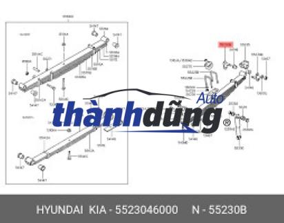 QUANG TREO NHÍP XE HYUNDAI PORTER 2 - Ảnh 5