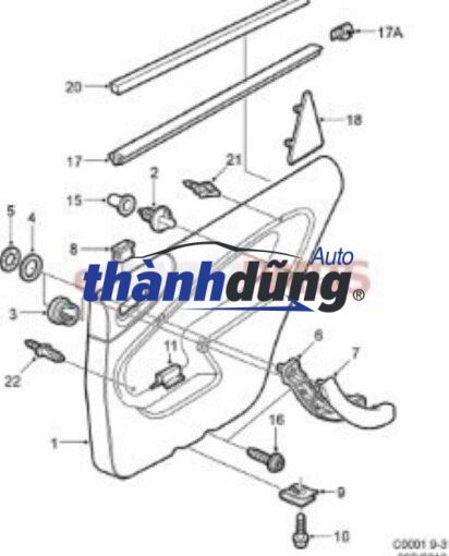 TAY MỞ CỬA NGOÀI HYUNDAI VERNA 2008 | 836601E050 - Ảnh 3