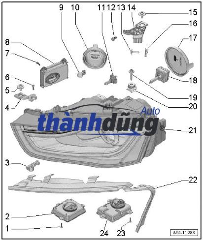 MẶT ĐÈN PHA FORD MONDEO 2013 | 7S7113008AN - Ảnh 5