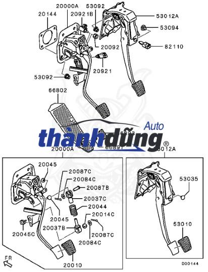 CÔNG TẮC CHÂN CÔN HYUNDAI HD65 | 937906B100 - Ảnh 3