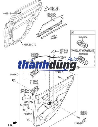 ỐP TRỤ CỬA NGOÀI DAEWOO LANOS 2005 - Ảnh 4
