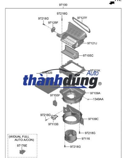 QUẠT DÀN LẠNH CHEVROLET SPARK 2010 | 96591594 - Ảnh 4