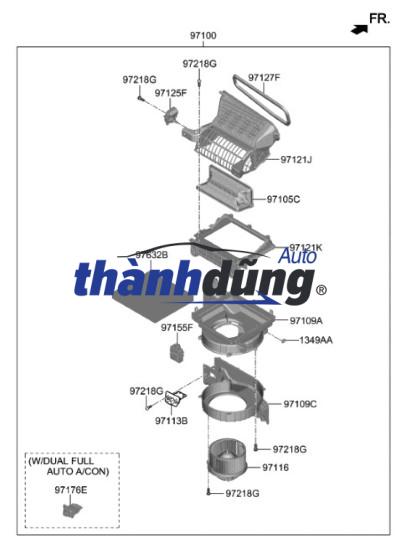 QUẠT DÀN LẠNH CHEVROLET SPARK 2010 | 96591594 - Ảnh 4