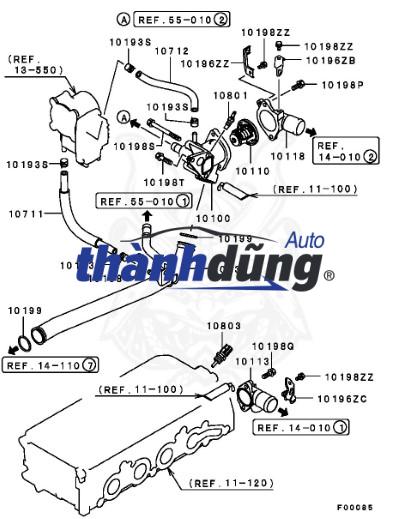 ỐNG NƯỚC NÓNG HONDA CRV 2007 - Ảnh 4